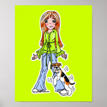 Wire Fox Terrier Honor Student (no text) posters