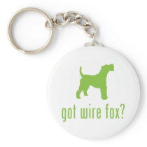 Wire Fox Terrier Key Chain
