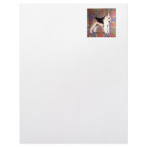 Wire Fox Terrier Letterhead Template