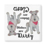 Wire Fox Terrier Lovers Dishwasher Magnet