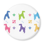 Wire Fox Terrier Refrigerator Magnets
