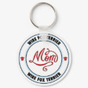 WIRE FOX TERRIER mom keychain