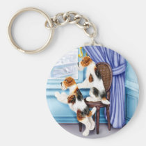 Wire Fox Terrier Parlor Pals keychains