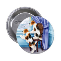 Wire Fox Terrier Parlor Pals buttons