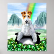 Wire Fox Terrier Pot O Gold posters