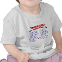 WIRE FOX TERRIER Property Laws 2 Shirts