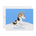 Wire Fox Terrier Reindeer Personalized Invite