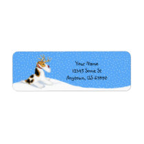 Wire Fox Terrier Reindeer Labels labels