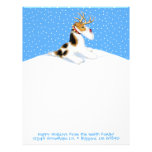 Wire Fox Terrier Reindeer Letterhead Design