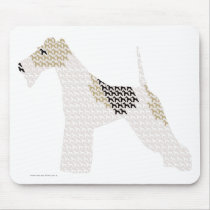 Wire Fox Terrier (silhouettes /shadows) mousepads