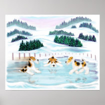 Wire Fox Terrier Skate Date posters