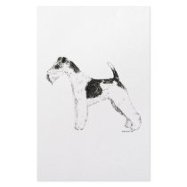 Wire Fox Terrier Personalized Stationery