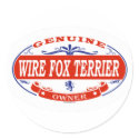 WIRE FOX TERRIER_ stickers by GenuineDogOwner WIRE FOX TERRIER_ stickers