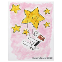 Wire fox terrier swingin' on a star flyers