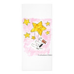 Wire fox terrier swingin' on a star rack card template