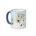 Wire Fox Terriers mugs
