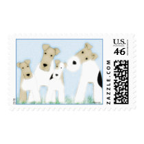 Wire Fox Terriers postage by arenasfoxterrier Wire Fox Terriers postage