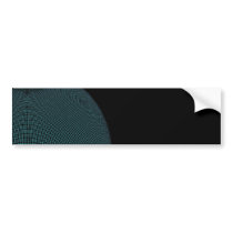 Wire Globe Bumper Sticker