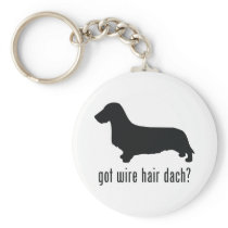 Wire Haired Dachsund Keychains