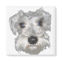 Wire Haired Terrier Magnet by Firecrackinmama Wire Haired Terrier Magnet