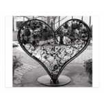 Wire Heart Post Card