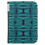 Wire Teal Modern Pattern Kindle Keyboard Covers
