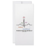 Wired For Heartbeat (ECG/EKG Sinus Rhythm) Customized Rack Card