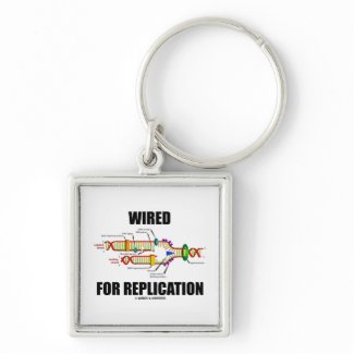 Wired For Replication (DNA Replication) keychain