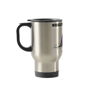 Wired For Statistics (Bell Curve Stats Attitude) mug