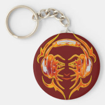 Wired Up For Music Keychains