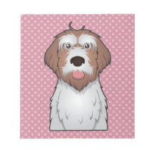 Wirehaired Pointing Griffon Cartoon Scratch Pads