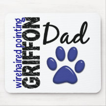 Wirehaired Pointing Griffon Dad 2 Mouse Pads
