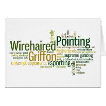 Wirehaired Pointing Griffon Greeting Card