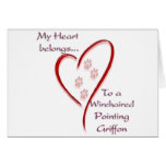 Wirehaired Pointing Griffon Heart Belongs Wirehaired Pointing Griffon Heart Belongs