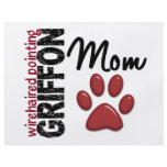 Wirehaired Pointing Griffon Mom Paw Print 2 flyers