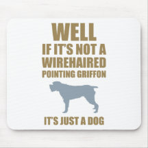 Wirehaired Pointing Griffon Mouse Mat