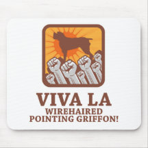 Wirehaired Pointing Griffon Mouse Mats