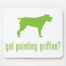Wirehaired Pointing Griffon Mouse Pads