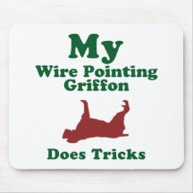 Wirehaired Pointing Griffon Mouse Pads