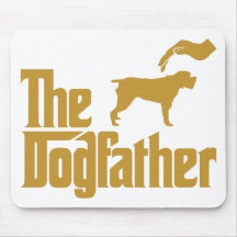 Wirehaired Pointing Griffon Mouse Pads