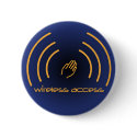Wireless Access Christian button by UpstreamDesigns Wireless Access Christian button