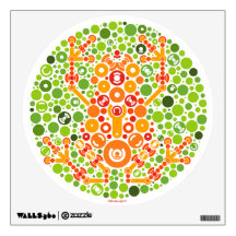 Wireless Frog, Color Perception Test Wall Graphics