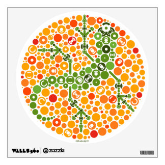 Wireless Gecko, Color Perception Test Wall Decals