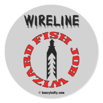 Wireline Fish Job Wizard,Oil Field Sticker,Oil Rig