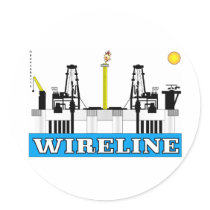 Wireline, Offshore, Oil Field Sticker by boozykelly Wireline, Offshore, Oil Field Sticker