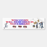 Wisconsin - Anti ObamaCare, New Taxes & Spending Bumper Sticker
