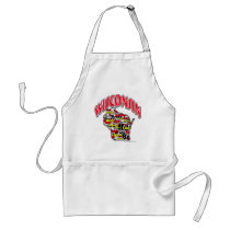 Wisconsin Beer Brats Cheese Fish-Fry Aprons