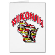 Wisconsin Beer Brats Cheese Fish-Fry Card