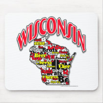 Wisconsin Beer Brats Cheese Fish-Fry Mouse Mats