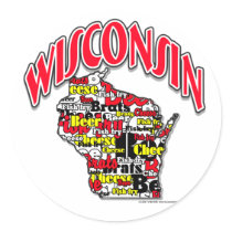 Wisconsin Beer Brats Cheese Fish-Fry stickers